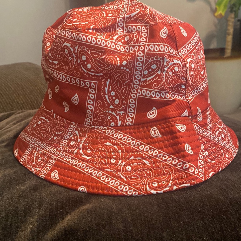 Red Bucket Hat
